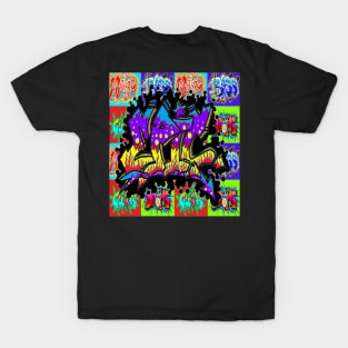 graffiti epic music pattern 2 T-Shirt